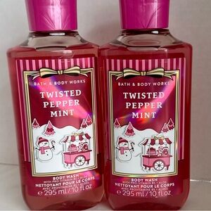Bath & Body Works Twisted Peppermint Body Wash Bubble Bath